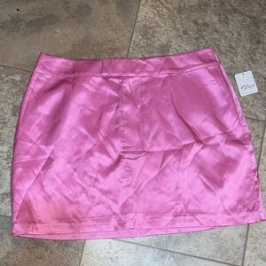 Hansen & Gretal Free people The Pink Mini Skirt size XL NWT